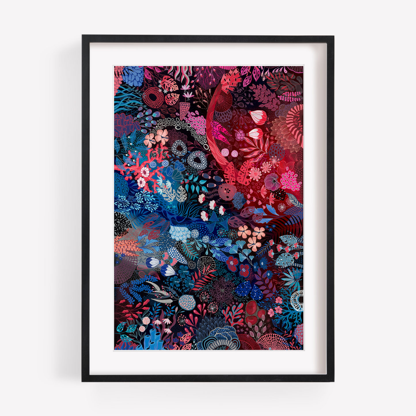 Blue/Red - Fine Art Giclée Print